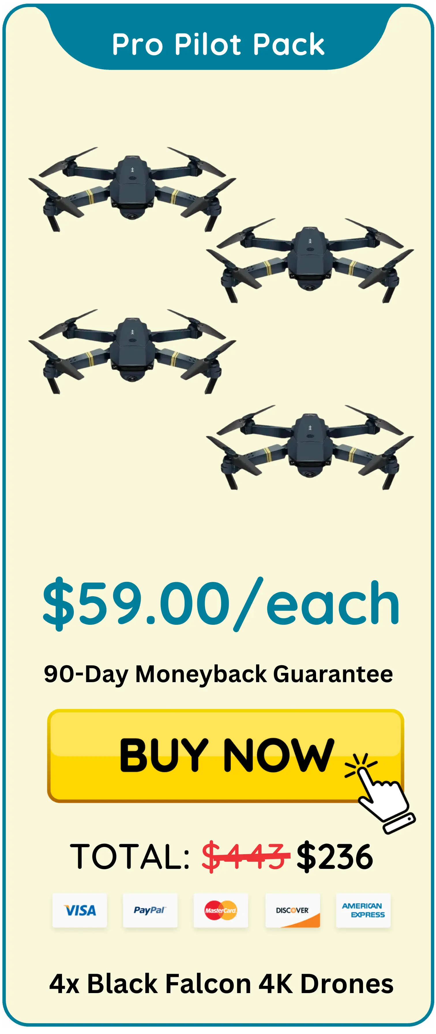 Black Falcon Drone best price