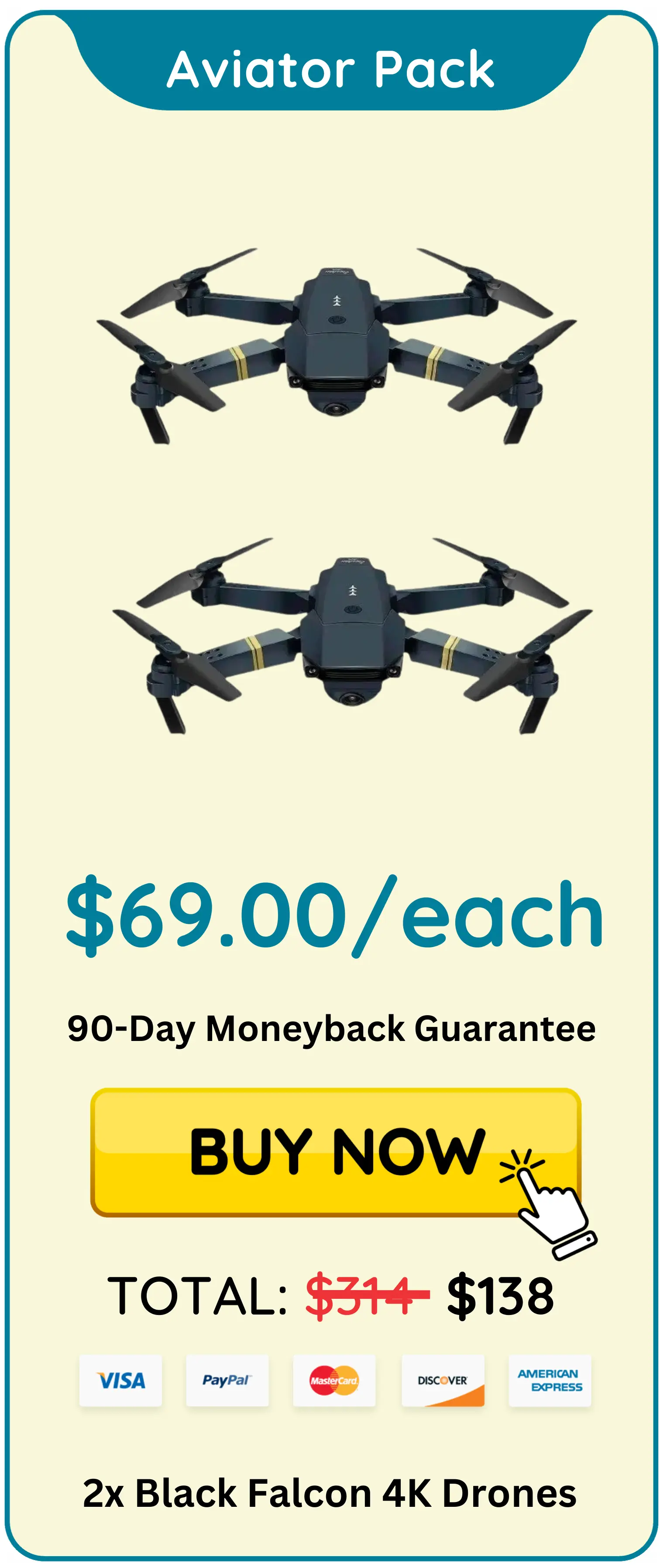 Black Falcon Drone offer price